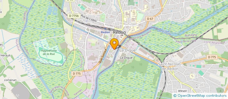 localisation de l'entreprise UNION LOCALE INTERDEPARTEMENTALE DES SYNDICATS CGT DE REDON  REDON