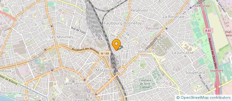 localisation de l'entreprise UNION LOCALE NORD EST C G T à TOULOUSE