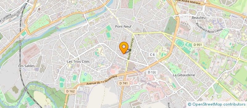 localisation de l'entreprise UNION LOCALE PARENTS ELEVES ENS PUB à POITIERS