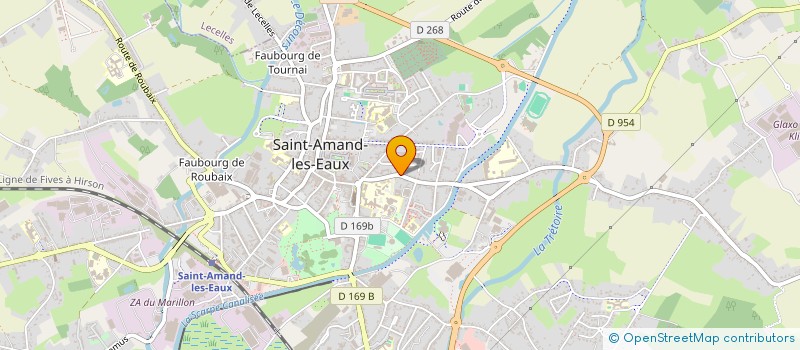 localisation de l'entreprise UNION LOCALE SYNDICAT F.O.  SAINT-AMAND-LES-EAUX