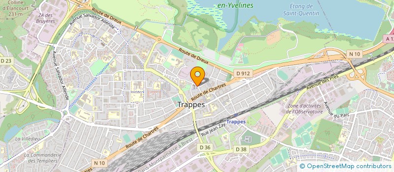 localisation de l'entreprise UNION LOCALE SYNDICATS CGT à TRAPPES