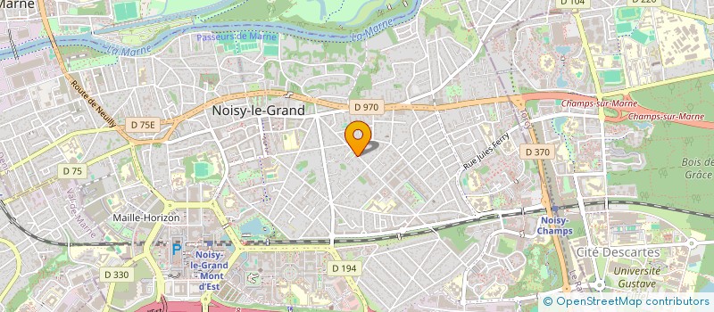 localisation de l'entreprise UNION LOCALE SYNDICATS CGT  NOISY-LE-GRAND