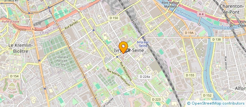 localisation de l'entreprise UNION LOCALE SYNDICATS CGT  IVRY SUR SEINE