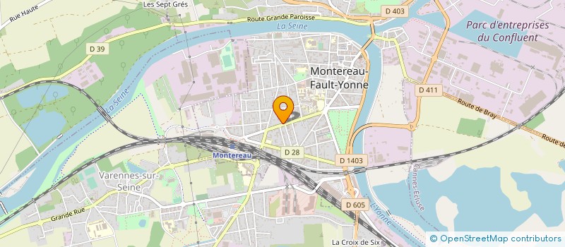 localisation de l'entreprise UNION LOISIRS à MONTEREAU-FAULT-YONNE