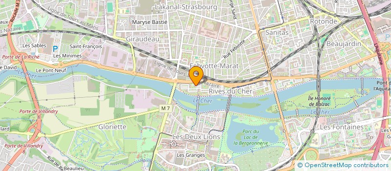 localisation de l'entreprise UNION MAHORAISE DES ETUDIANTS DE TOURS (UMET) à TOURS