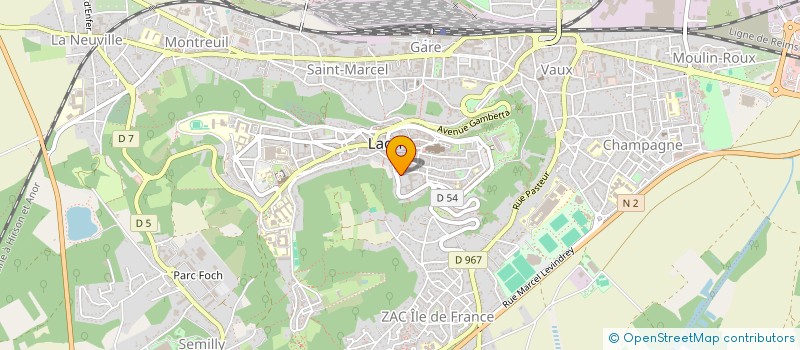 localisation de l'entreprise UNION MAIRES DEPART AISNE à LAON