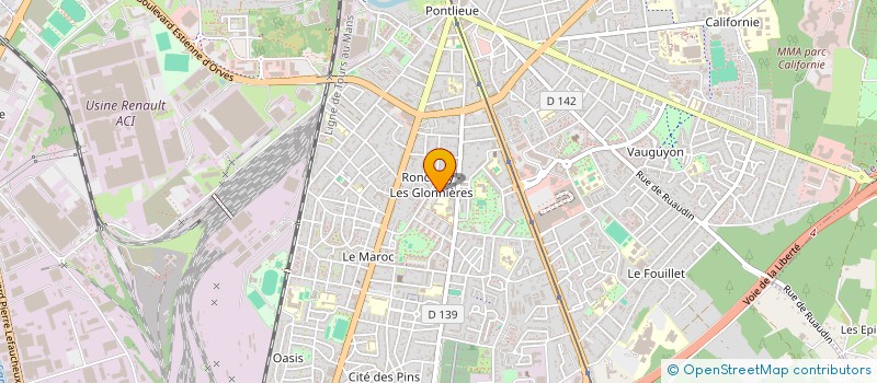 localisation de l'entreprise UNION MANCELLE DES CENTRES SOCIAUX à LE MANS
