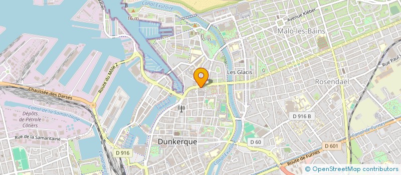 localisation de l'entreprise UNION MARITIME ET COMMERCIALE à DUNKERQUE