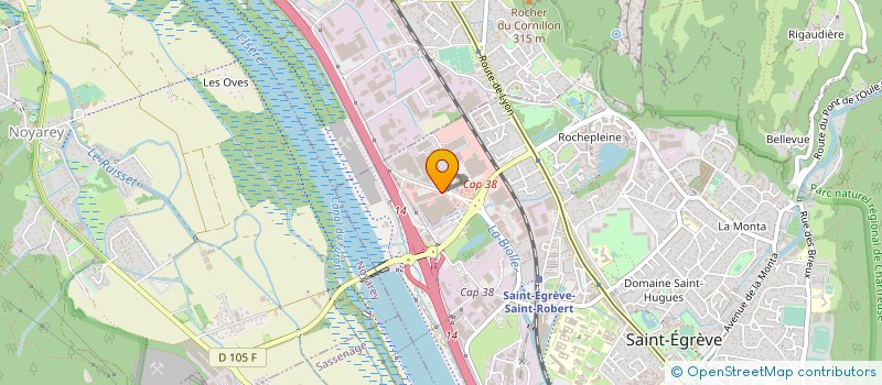 localisation de l'entreprise UNION MATERIAUX CONSTRUCTION  SAINT-EGREVE