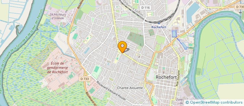 localisation de l'entreprise UNION METIERS ET INDUSTRIES DE L'HOTELL  ROCHEFORT