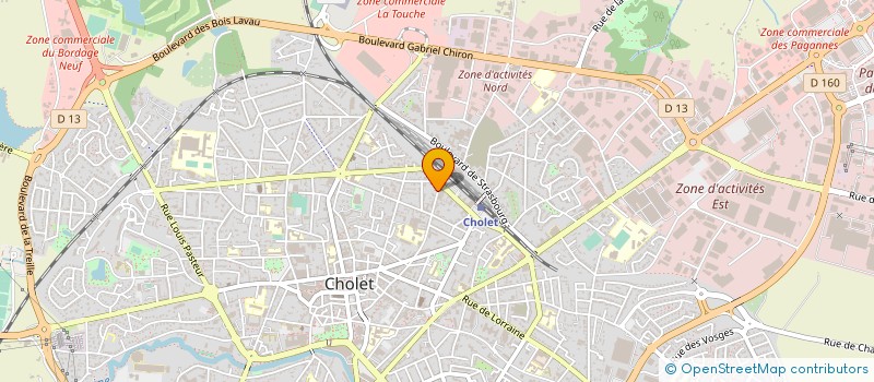 localisation de l'entreprise UNION MINE METAUX CFDT ANJOU VENDEE à CHOLET