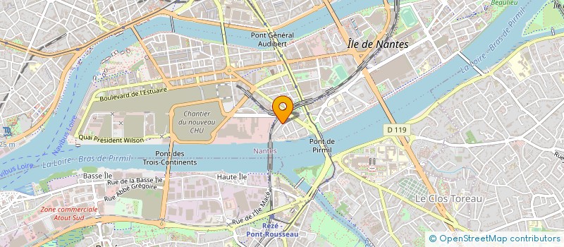 localisation de l'entreprise UNION MINES METAUX CFDT PAYS DE LA LOIRE à NANTES