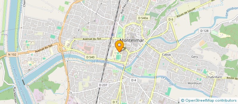 localisation de l'entreprise UNION MONTILIENNE SPORTIVE  MONTELIMAR