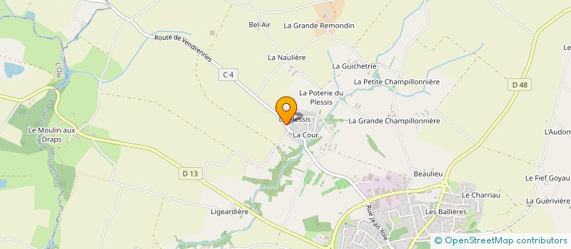 localisation de l'entreprise UNION MOUCHAMPAISE DES COMMERCANTS ET ARTISANS à MOUCHAMPS