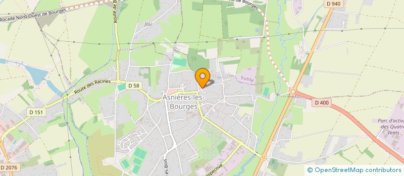 localisation de l'entreprise UNION MUSICALE ASNIERES BOURGE  BOURGES