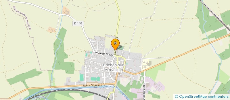 localisation de l'entreprise UNION MUSICALE DE BRIENON  BRIENON-SUR-ARMANCON