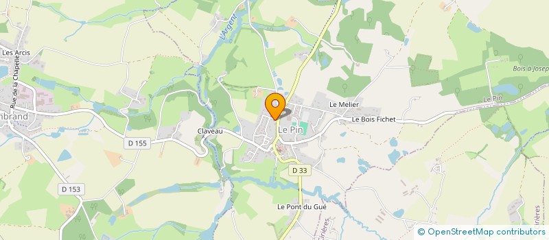 localisation de l'entreprise UNION MUSICALE  DE CERIZAY  CERIZAY