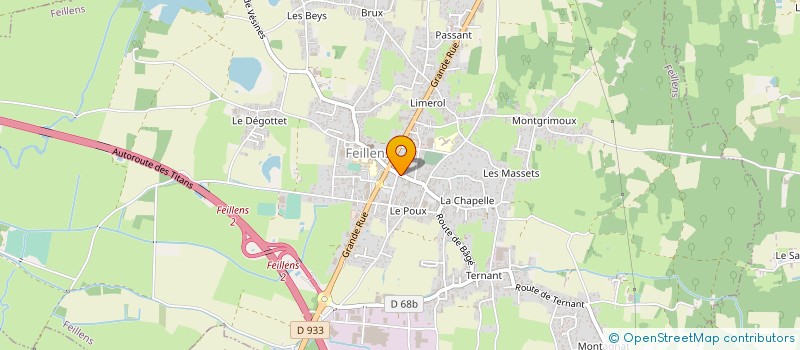 localisation de l'entreprise UNION MUSICALE DE FEILLENS à FEILLENS