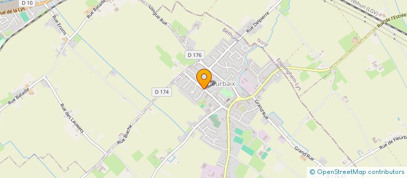 localisation de l'entreprise UNION MUSICALE DE FLEURBAIX  FLEURBAIX