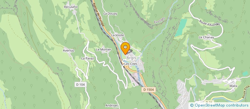 localisation de l'entreprise UNION MUSICALE DE L ALBARINE  SAINT-RAMBERT-EN-BUGEY