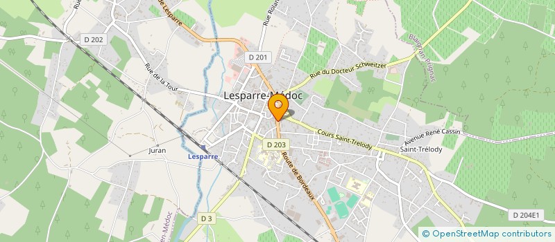 localisation de l'entreprise UNION MUSICALE DE LESPARRE  LESPARRE-MEDOC