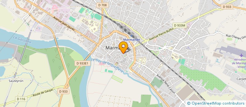 localisation de l'entreprise UNION MUSICALE DE MARMANDE  MARMANDE