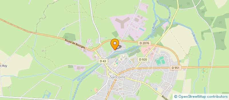 localisation de l'entreprise UNION MUSICALE DE SANCOINS  SANCOINS