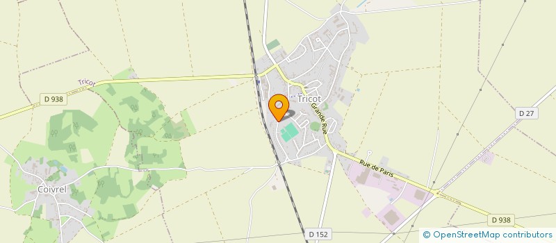 localisation de l'entreprise UNION MUSICALE DE TRICOT  TRICOT