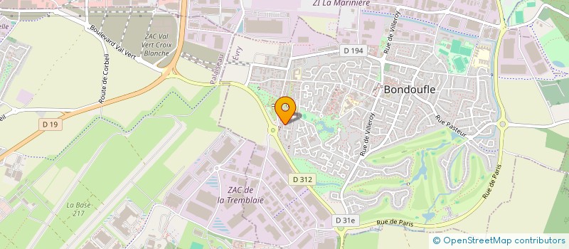 localisation de l'entreprise UNION MUSULMANE DE BONDOUFLE  BONDOUFLE