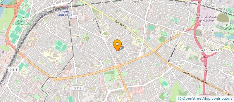 localisation de l'entreprise UNION MUTUALISTE DES PROFES INDEPENDANTE à ANGERS