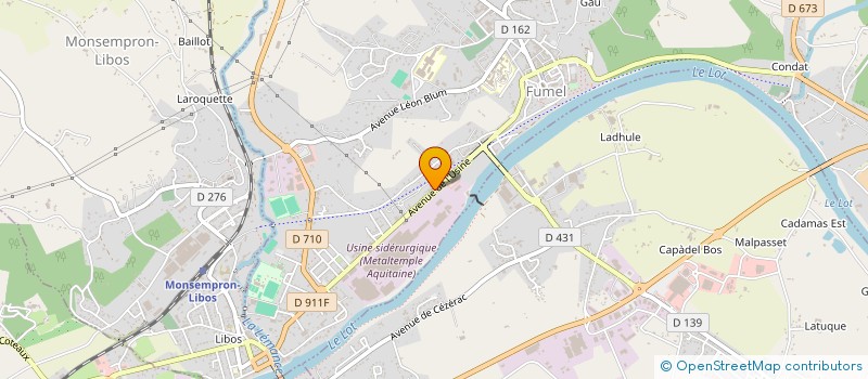 localisation de l'entreprise UNION MUTUALISTE FUMELOISE à FUMEL
