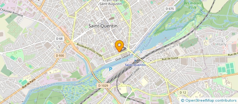 localisation de l'entreprise UNION MUTUALISTE INTERREGIONALE DE REPRESENTATION à SAINT-QUENTIN