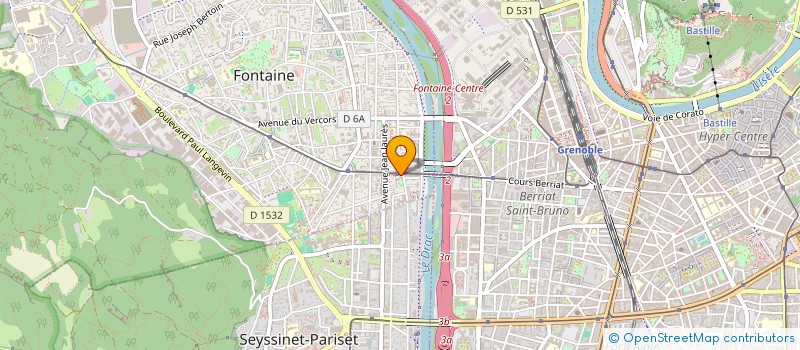 localisation de l'entreprise UNION MUTUALISTE TRPTS REG RHONE ALPES  FONTAINE