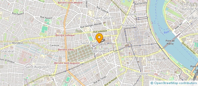 localisation de l'entreprise UNION MUTUELLE PROF ET INTERPROF GIRONDE à BORDEAUX