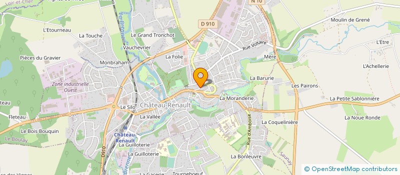 localisation de l'entreprise UNION MUTUELLES CANTON CHATEAU RENAULT à CHATEAU-RENAULT