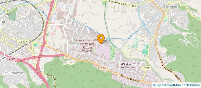 localisation de l'entreprise UNION MUTUELLES FRANCE TRAVAILEURS INDEP à AUBAGNE
