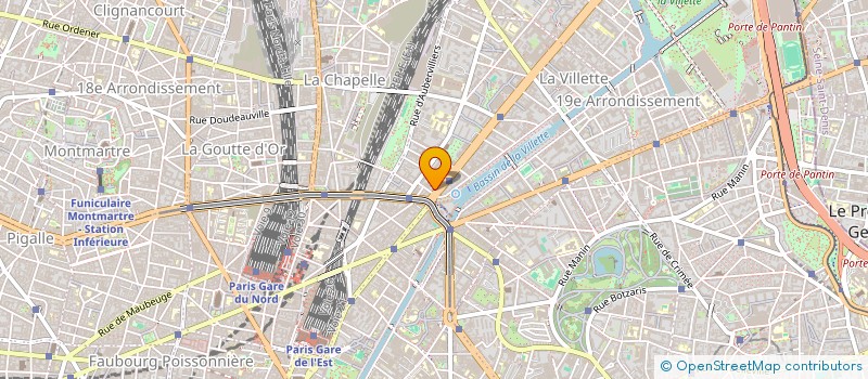 localisation de l'entreprise UNION NADA THEATRE ECARLATE  PARIS