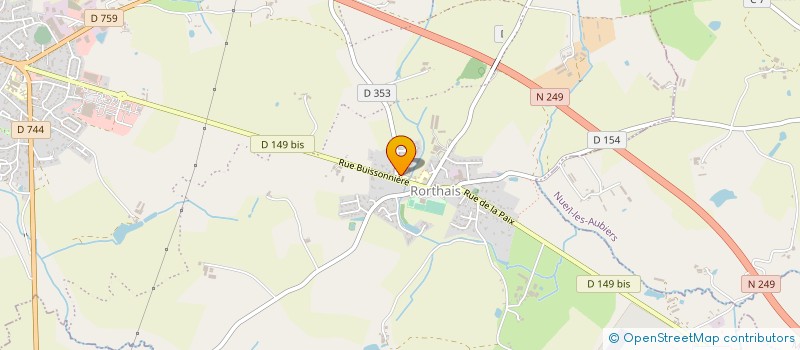 localisation de l'entreprise UNION NALE COMBATTANTS AFRIQUE DU NORD SECTION RORTHAIS MAULEON  MAULEON