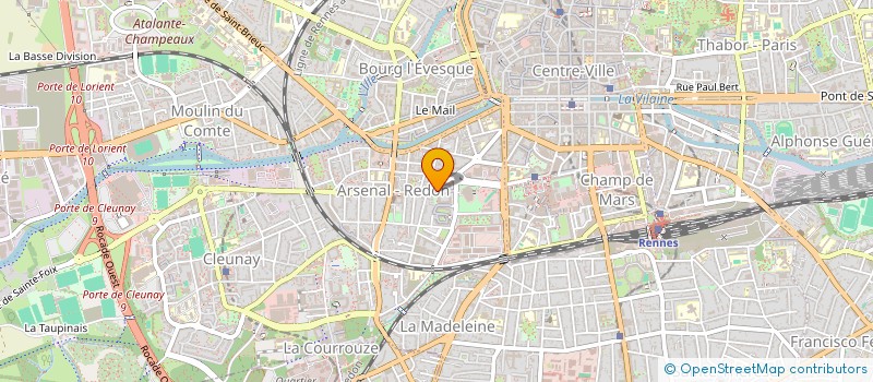 localisation de l'entreprise UNION NAT ACTION AUPRES GENS VOYAGES à RENNES