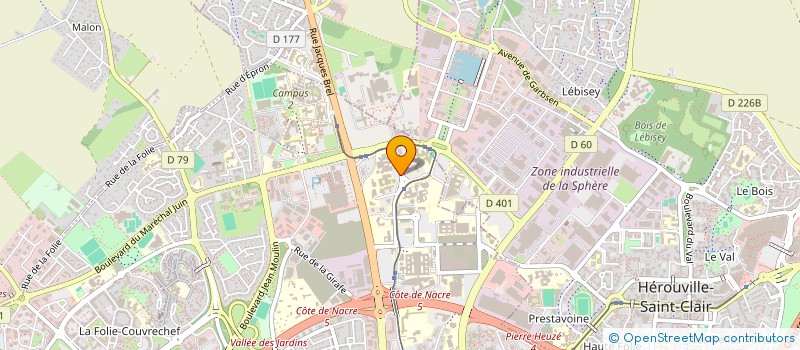 localisation de l'entreprise UNION NAT ASS DE PROFESSION LIBERALE à CAEN