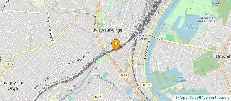 localisation de l'entreprise UNION NAT COMBATTANTS DE JUVISY SUR ORGES à JUVISY-SUR-ORGE