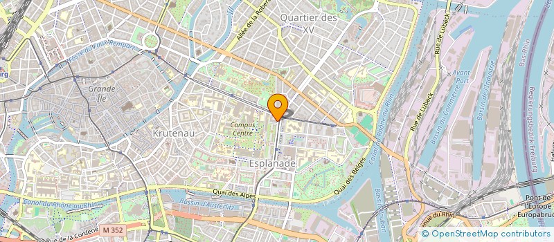 localisation de l'entreprise UNION NAT DES SYND FR D'ARCHITECTURE  STRASBOURG