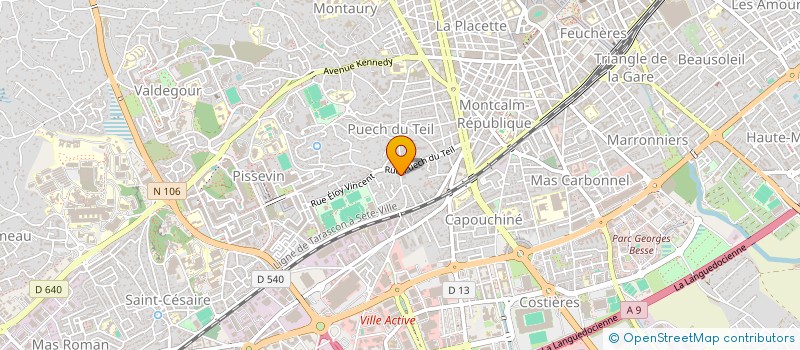 localisation de l'entreprise UNION NAT EGLISES REFORMEES EVANGELIQUES  NIMES