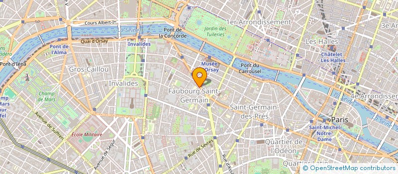 localisation de l'entreprise UNION NAT GROSSISTES CERAMIQUE VERRERIE  PARIS