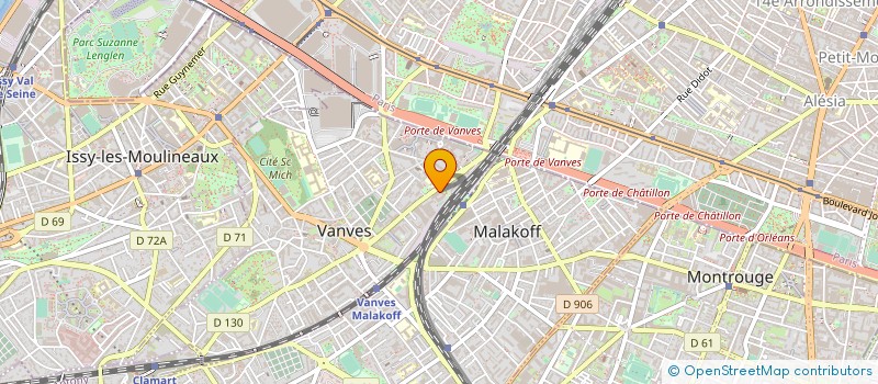localisation de l'entreprise UNION NAT MUT COMMUNICATION ET DU SPECTACLE à VANVES