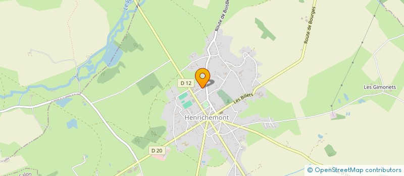 localisation de l'entreprise UNION NAT  SPORTIVE SCOLAIRE HENRICHEMONTAISE  HENRICHEMONT