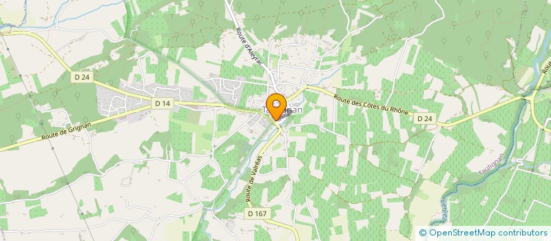 localisation de l'entreprise UNION NATION ANCIEN COMBAT GROUPE DROME  TAULIGNAN