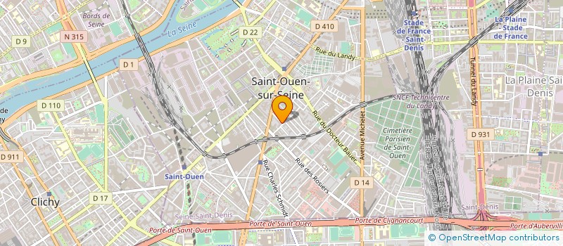 localisation de l'entreprise UNION NATION PROTECTION à SAINT-OUEN-SUR-SEINE