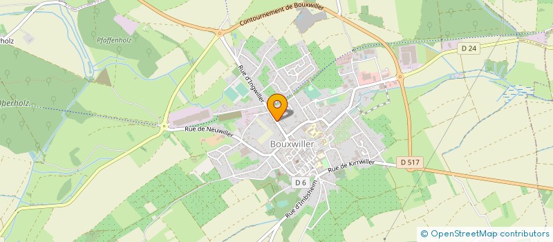 localisation de l'entreprise UNION NATION RURALE EDUCATION PROMOT EST à BOUXWILLER
