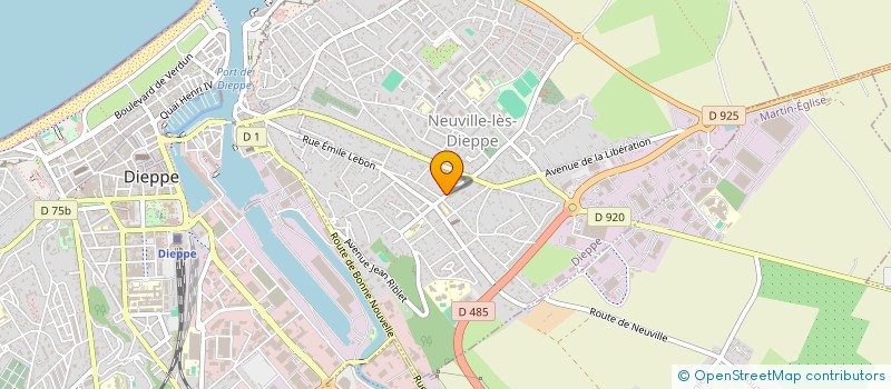 localisation de l'entreprise UNION NATIONAL RETRAITES & PERSON AGEES à DIEPPE